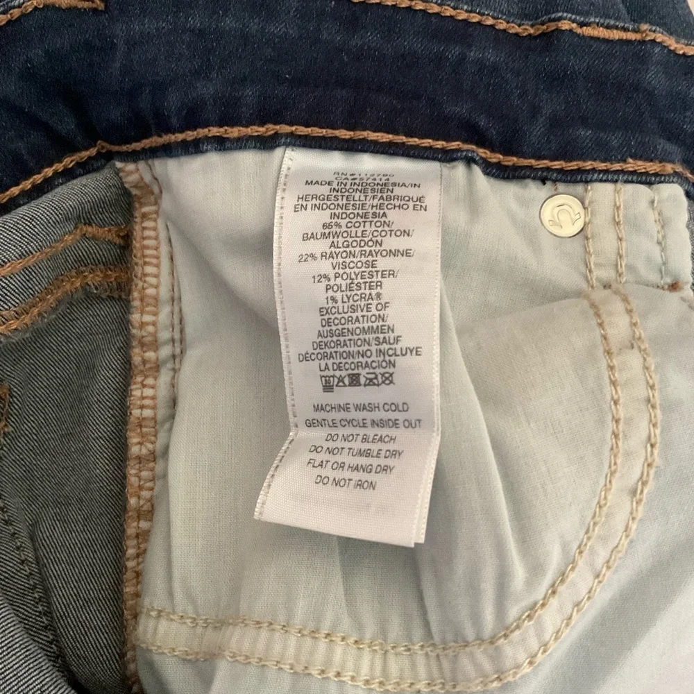 True Religion Becca Mid Rise Bootcut Dark Denim‎ Jeans Size 28